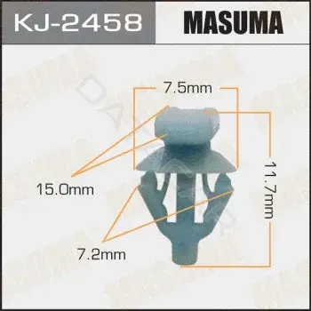 Клипса молдинга MASUMA KJ-2458