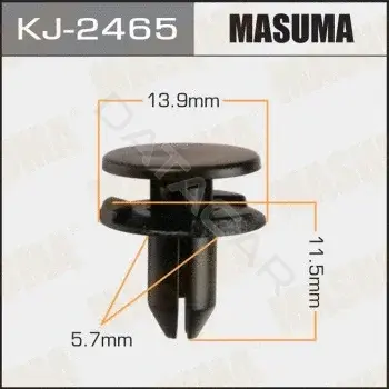Клипса молдинга MASUMA KJ-2465