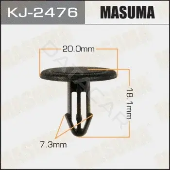 Клипса молдинга MASUMA KJ-2476