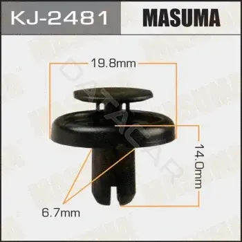 Клипса молдинга MASUMA KJ-2481