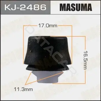 Клипса молдинга MASUMA KJ-2486