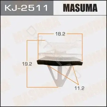 Клипса молдинга MASUMA KJ-2511