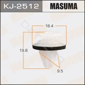Клипса молдинга MASUMA KJ-2512
