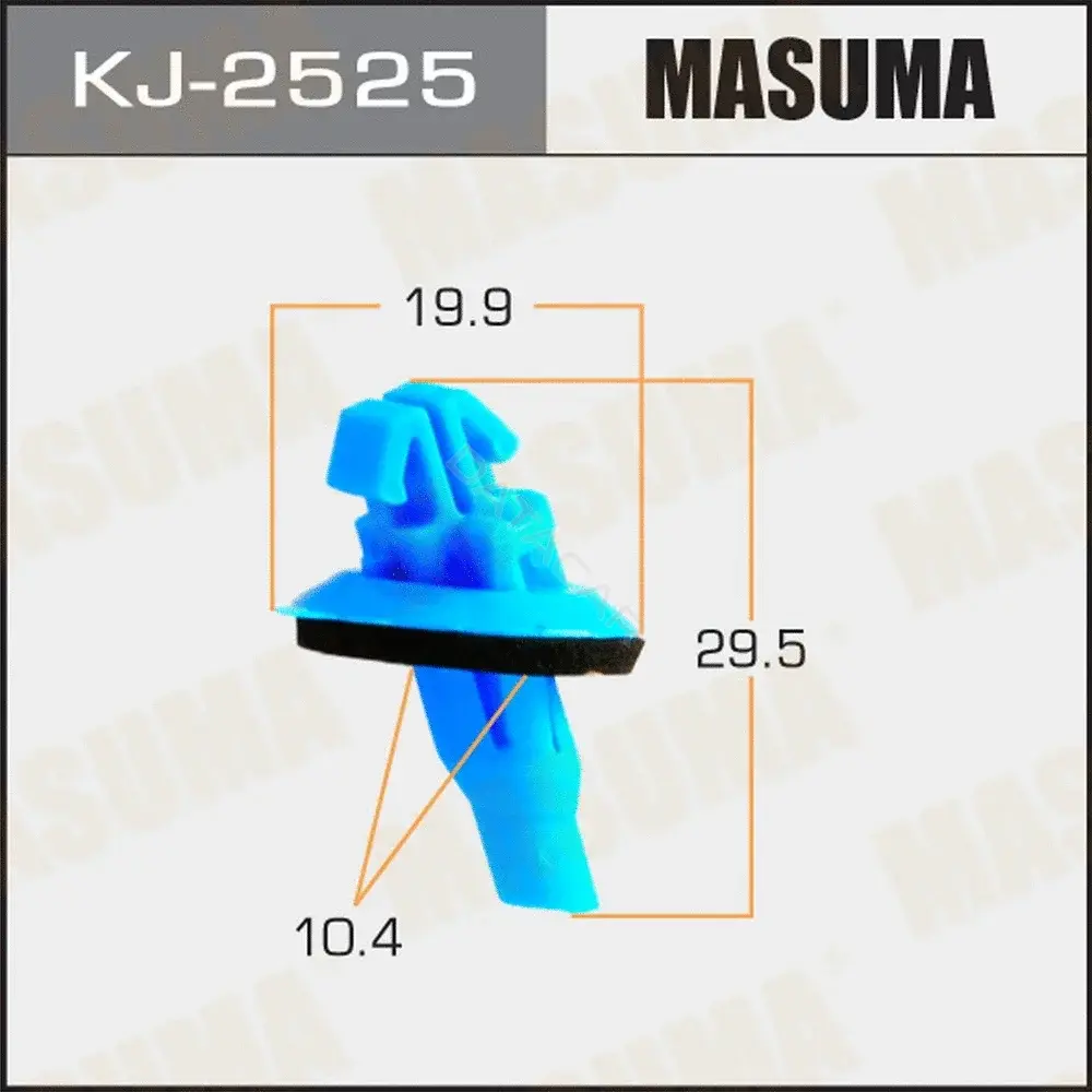Клипса молдинга MASUMA KJ-2525