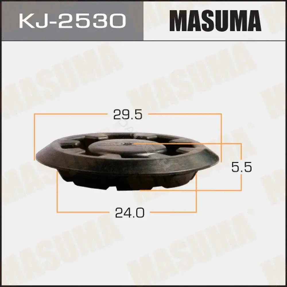 Клипса молдинга MASUMA KJ-2530