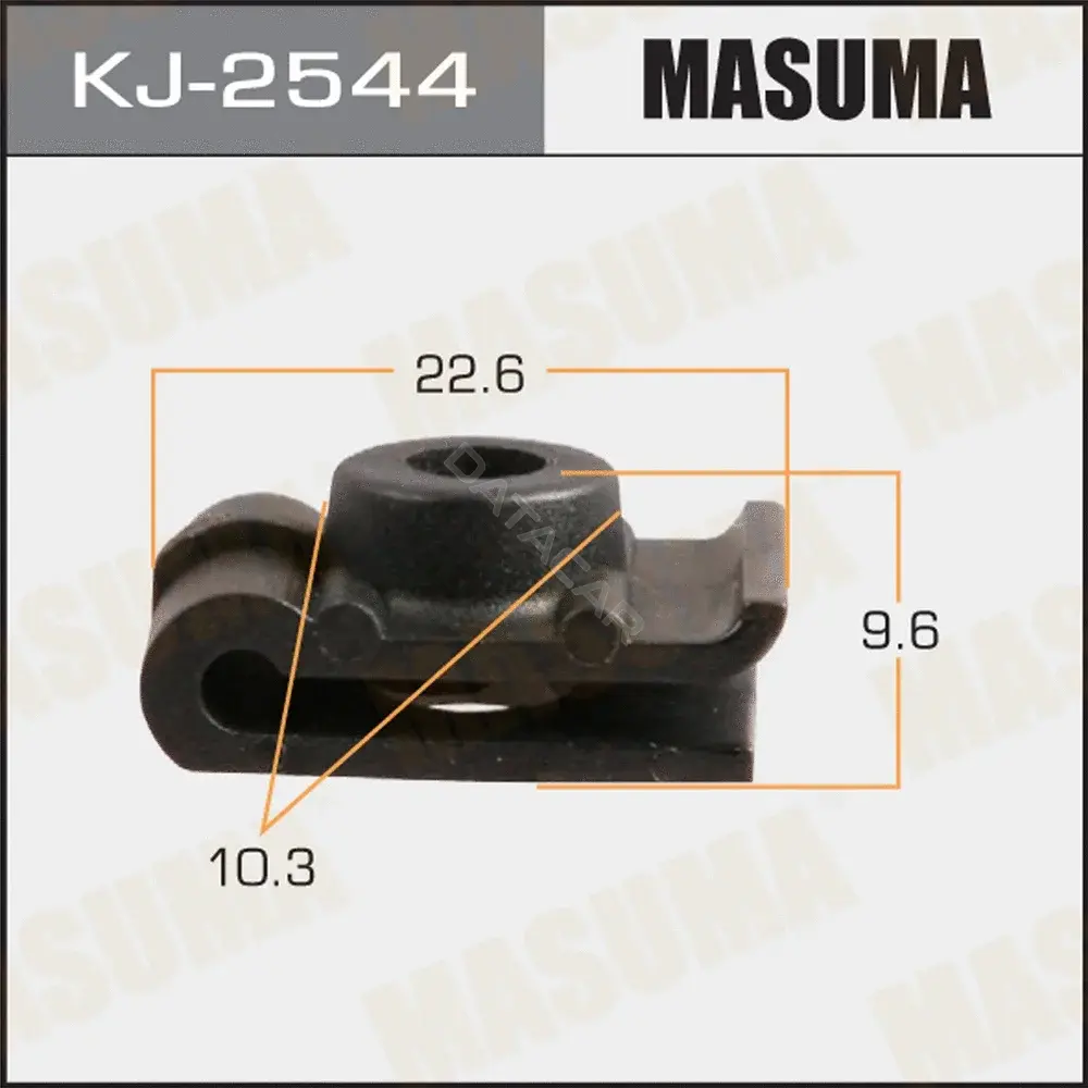 Клипса молдинга MASUMA KJ-2544