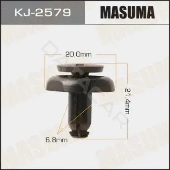 Клипса молдинга MASUMA KJ-2579