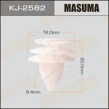 Клипса молдинга MASUMA KJ-2582