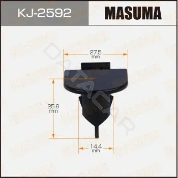 Клипса молдинга MASUMA KJ-2592