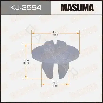 Клипса молдинга MASUMA KJ-2594