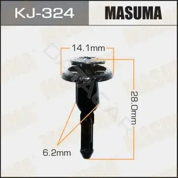 Клипса молдинга MASUMA KJ-324