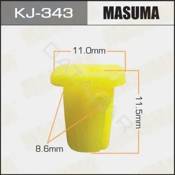 Клипса молдинга MASUMA KJ-343