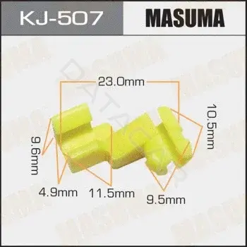 Клипса молдинга MASUMA KJ-507