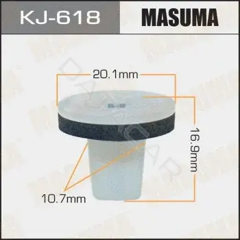 Клипса молдинга MASUMA KJ-618