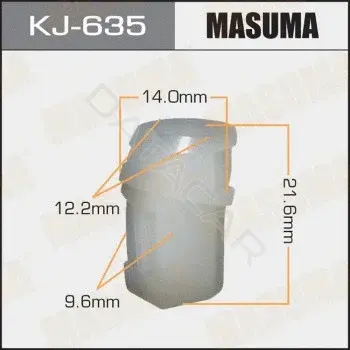 Клипса молдинга MASUMA KJ-635