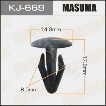Клипса молдинга MASUMA KJ-669