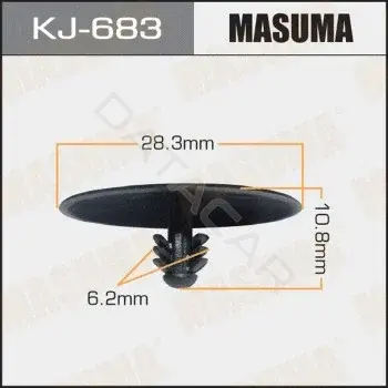 Клипса молдинга MASUMA KJ-683
