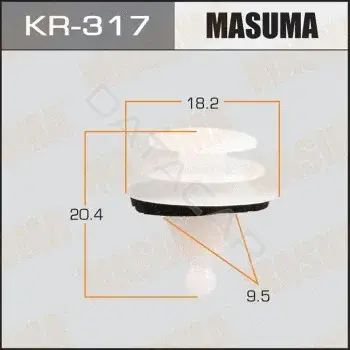 Клипса молдинга MASUMA KR-317