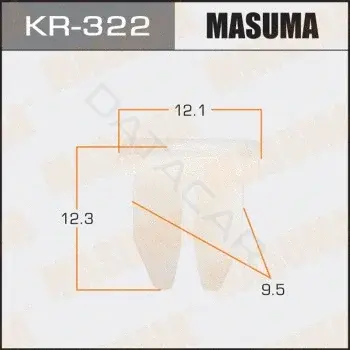 Клипса молдинга MASUMA KR-322