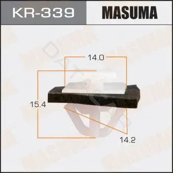 Клипса молдинга MASUMA KR-339