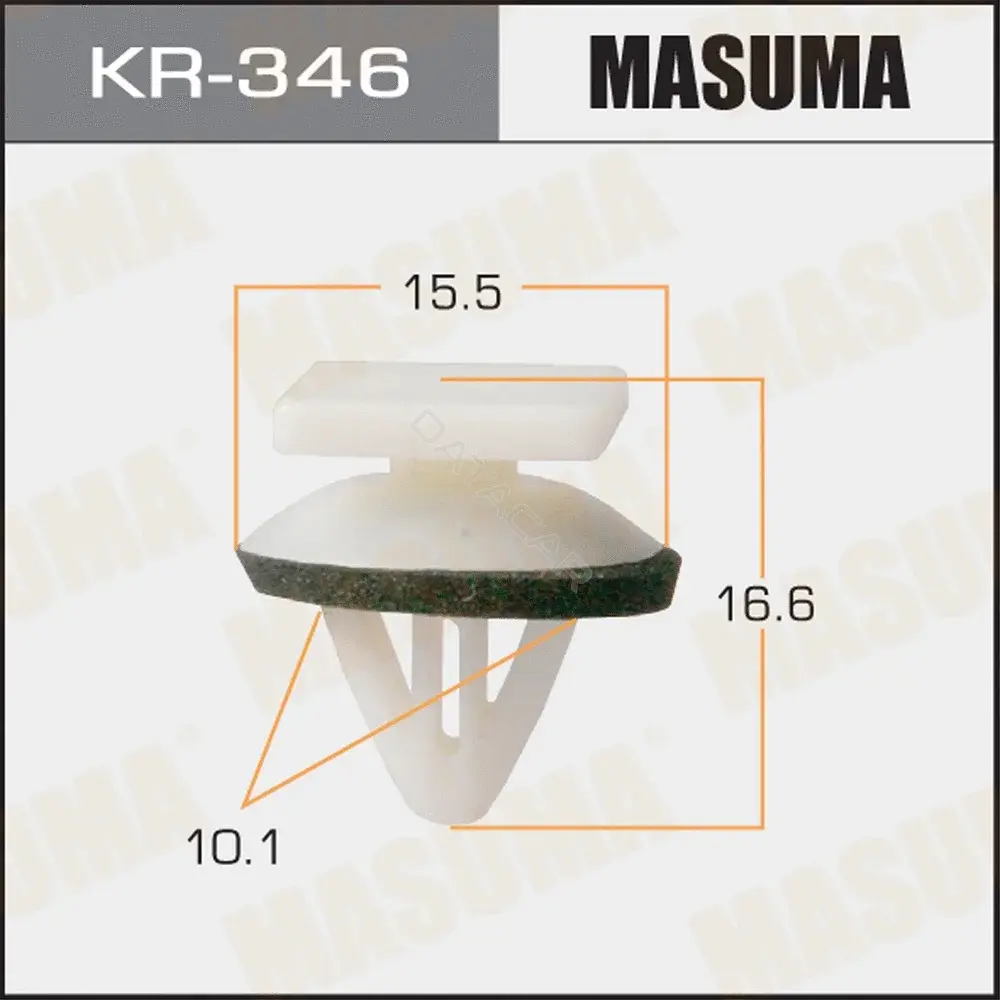 Клипса молдинга MASUMA KR-346