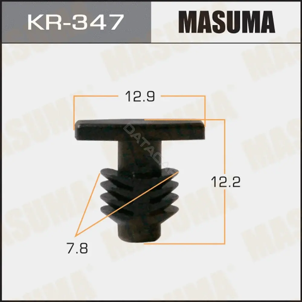 Клипса молдинга MASUMA KR-347