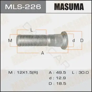 Болт колесный MASUMA MLS-226