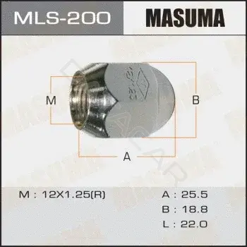 Гайка колеса MASUMA MLS-200