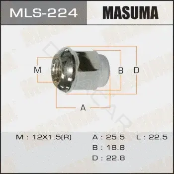 Гайка колеса MASUMA MLS-224