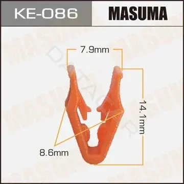 Клипсы, фиксаторы, зажимы MASUMA KE-086