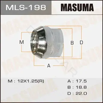 Гайка колеса MASUMA MLS-198