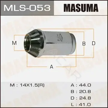 Гайка колеса MASUMA MLS-053