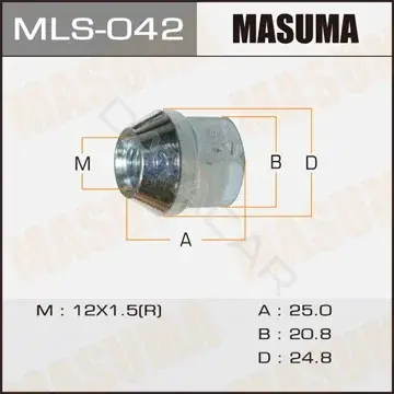 Гайка колеса MASUMA MLS-042
