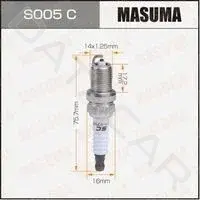 Свечи зажигания MASUMA S005C