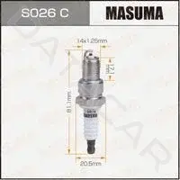 Свечи зажигания MASUMA S026C