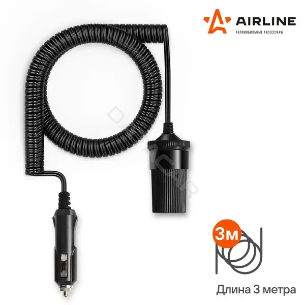 Разветвитель прикуривателя Airline ASP-3L-06
