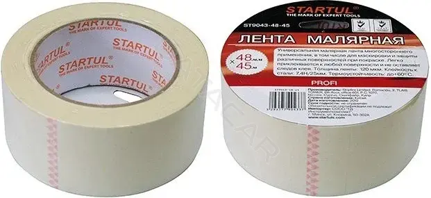 Изолента, клейкая лента, скотч STARTUL ST9043-25-45