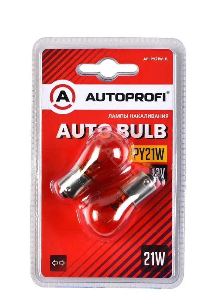 Лампочки AUTOPROFI AP-PY21W-B