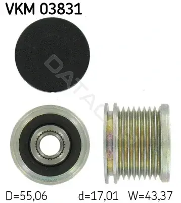 Шкив генератора SKF VKM03831