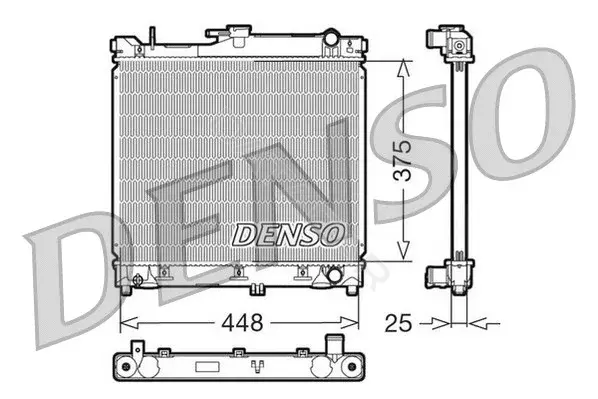 Радиатор охлаждения DENSO DRM47014