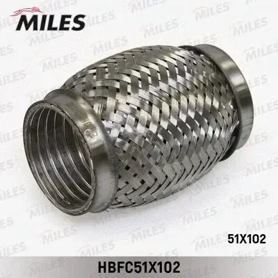 Гофра глушителя MILES HBFC51X102