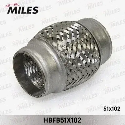 Гофра глушителя MILES HBFB51X102