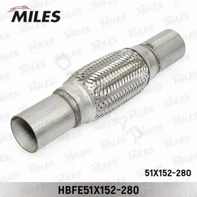 Гофра глушителя MILES HBFE51X152-280
