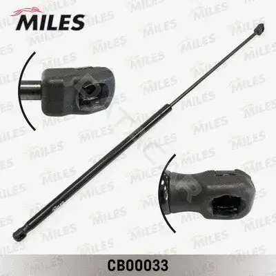 Амортизатор крышки багажника, капота, заднего стекла MILES CB00033