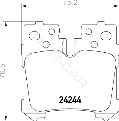 Тормозные колодки BEHR/HELLA/PAGID 8DB355030-641