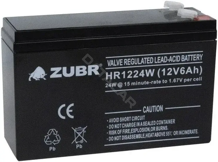 Аккумулятор ZUBR HR12-24W(ZUBR)