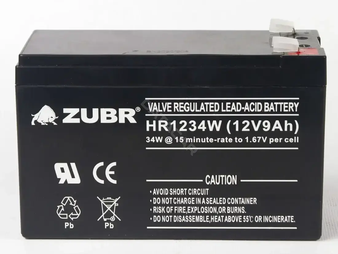Аккумулятор ZUBR HR12-34W(ZUBR)