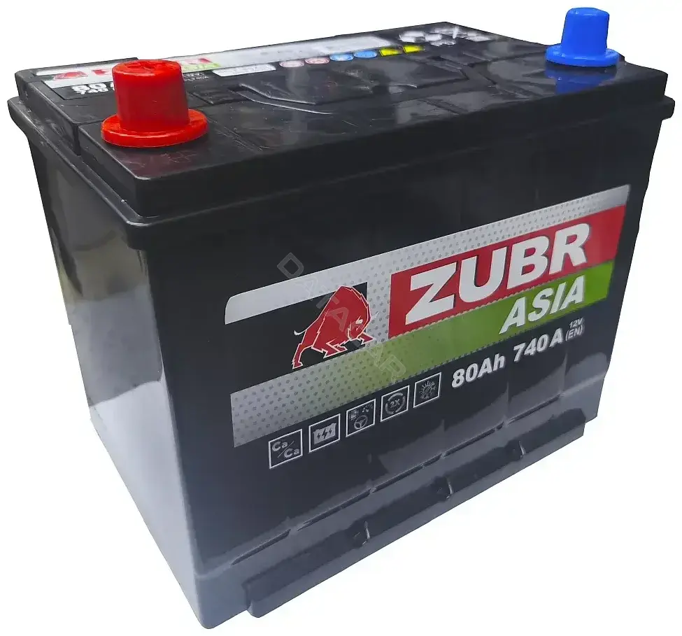 Аккумулятор ZUBR ZU801JP