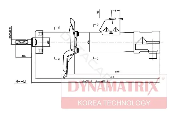 Амортизаторы DYNAMATRIX DSA331015