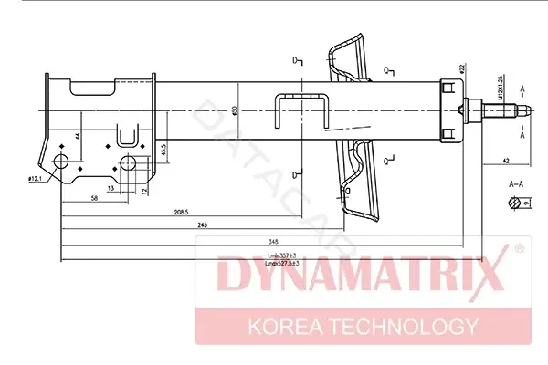 Амортизаторы DYNAMATRIX DSA334948